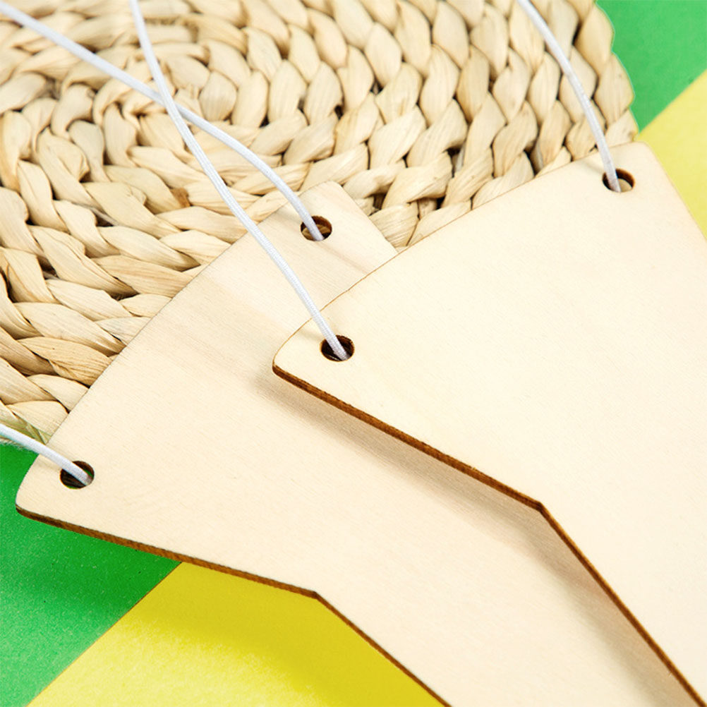5Pcs Wooden Necktie DIY Graffi - đánh giá và giá Art And Craft For Father'S Day