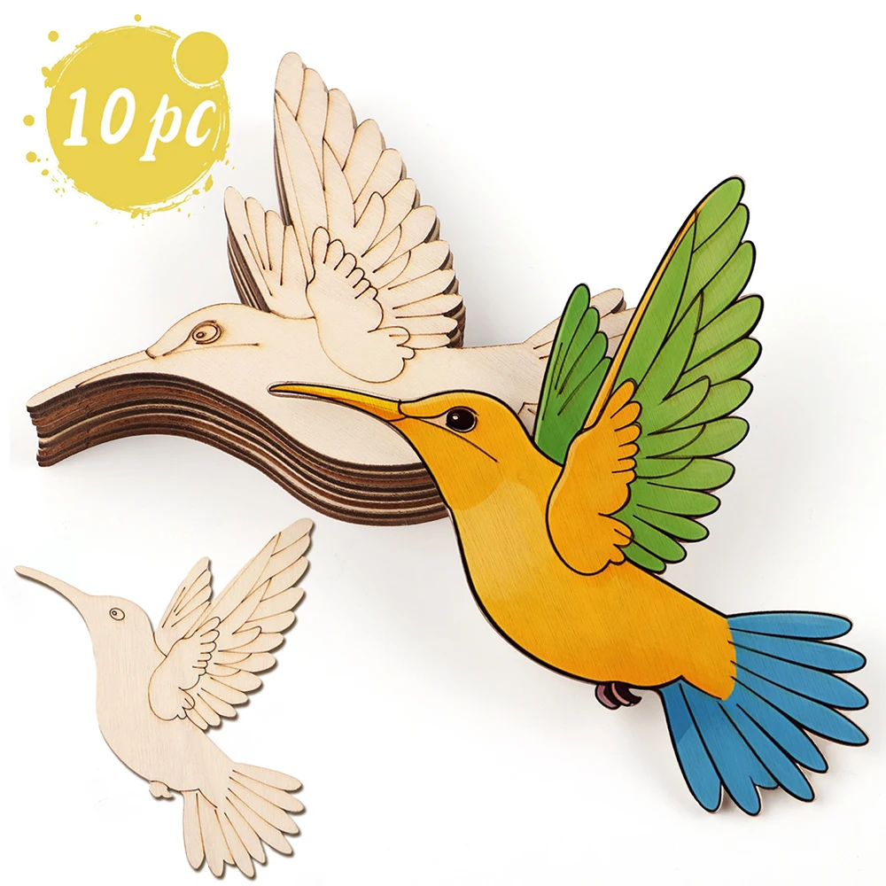 10pcs Unfinished Wood Animal B - đánh giá và giá Art & Craft Teacher