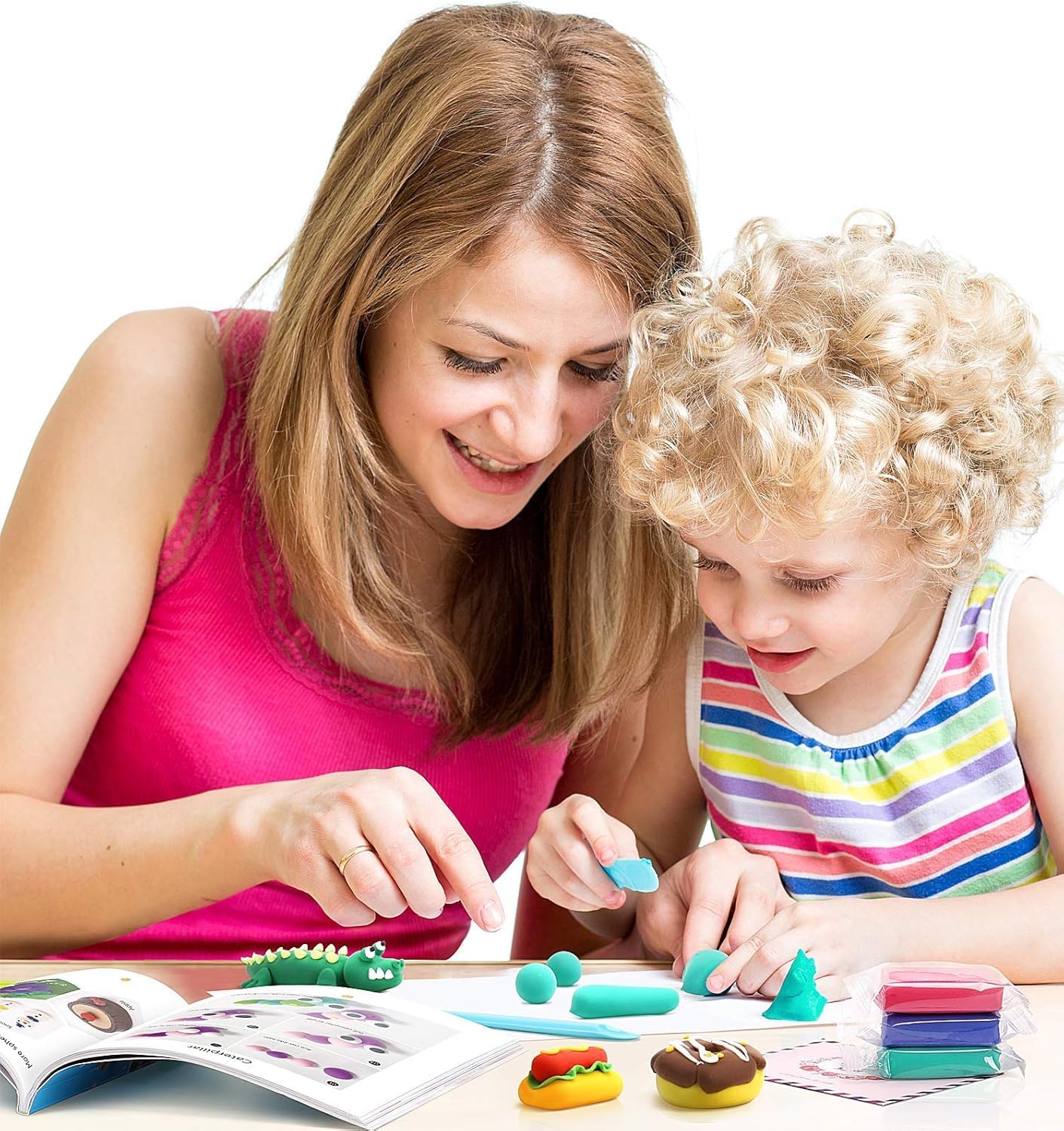 24 Colors Air Dry Clay Kit for - đánh giá và giá Art Craft Gifts