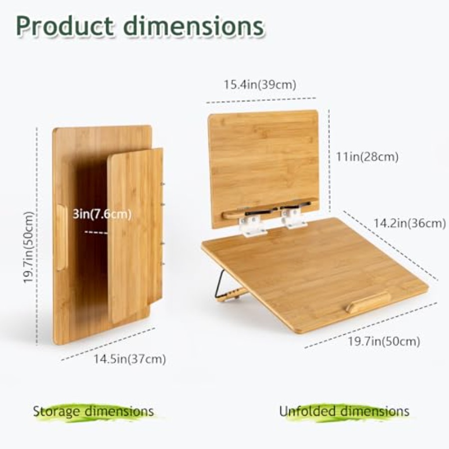 Folding Bamboo Tabletop Easel  - đánh giá và giá Art X Craft