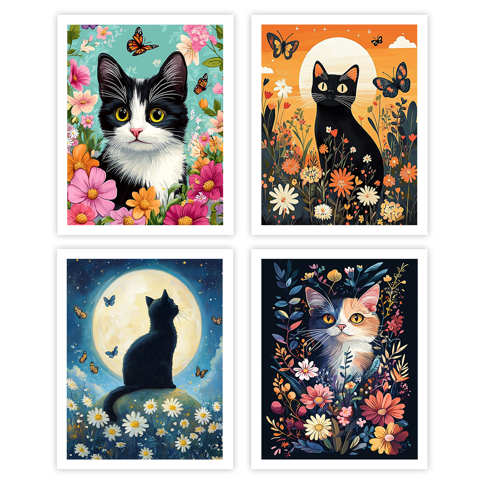 GATYZTORY Painting By Number D - đánh giá và giá Art Craft Cat