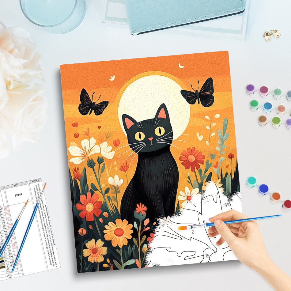GATYZTORY Painting By Number D - đánh giá và giá Art Craft Cat