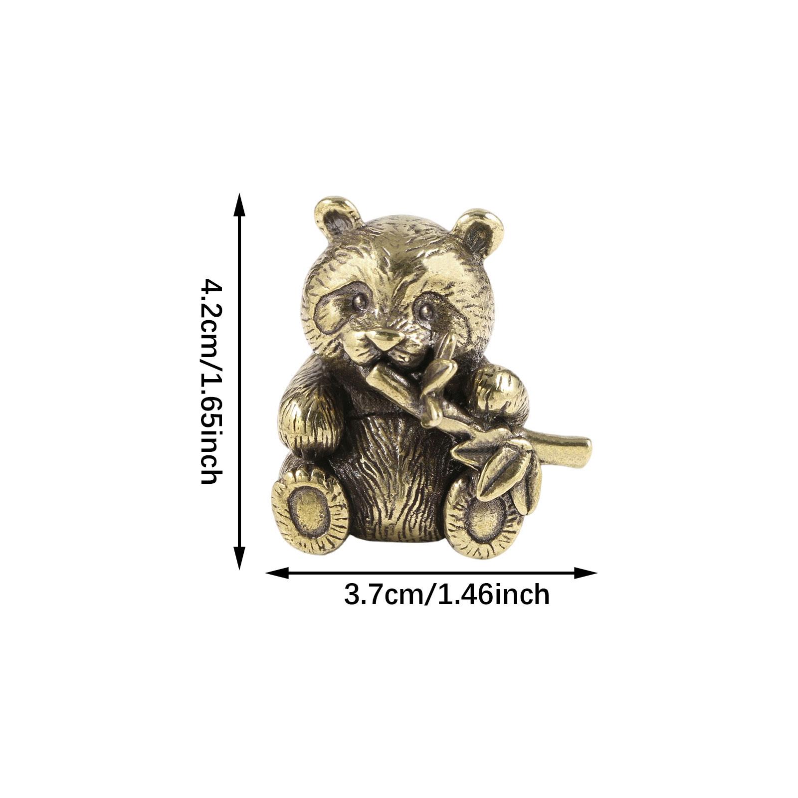 Brass Panda Ornament Collectib - đánh giá và giá Art Craft Hotel