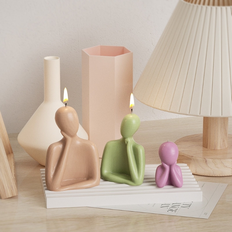 3D Family Candle Silicone Mold - đánh giá và giá Candle Making Wax