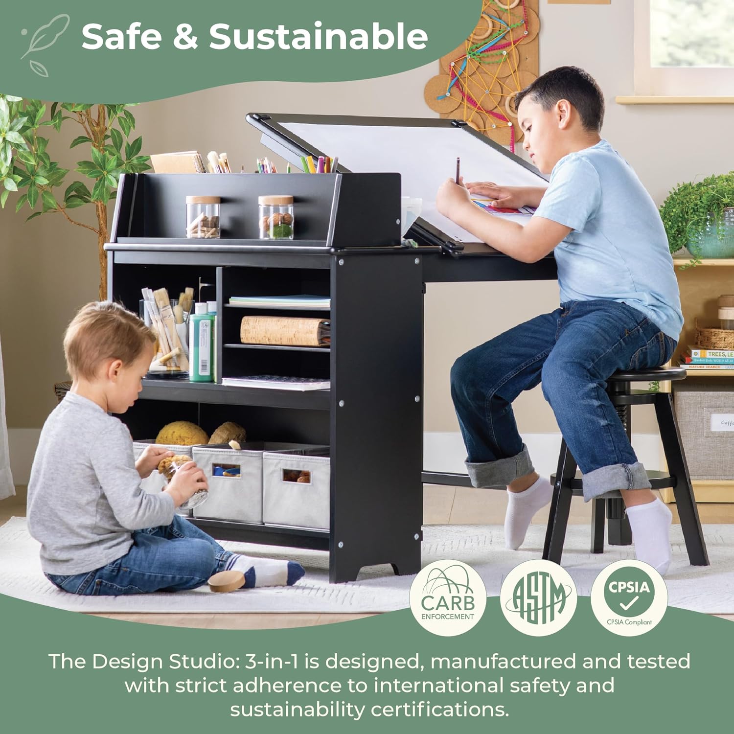 Design Studio – Black: 3-in-1  - đánh giá và giá Art & Craft Teacher