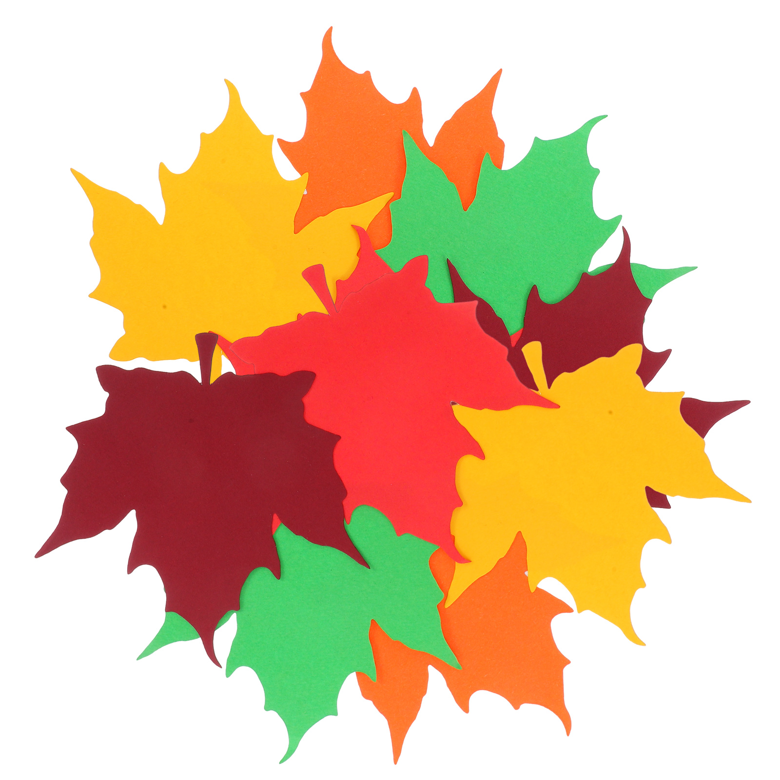 50pcs Maple Leaves Cutout Fall - đánh giá và giá Art And Craft Autumn