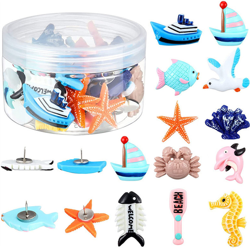 36Pcs Ocean Inspired Pushpins  - đánh giá và giá Art Craft Board