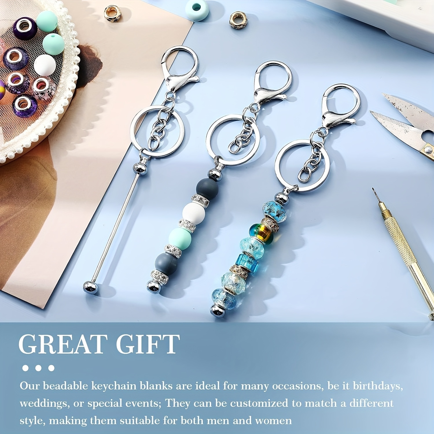 DIY Beaded Keychain Set Handma - đánh giá và giá Art Craft Gifts