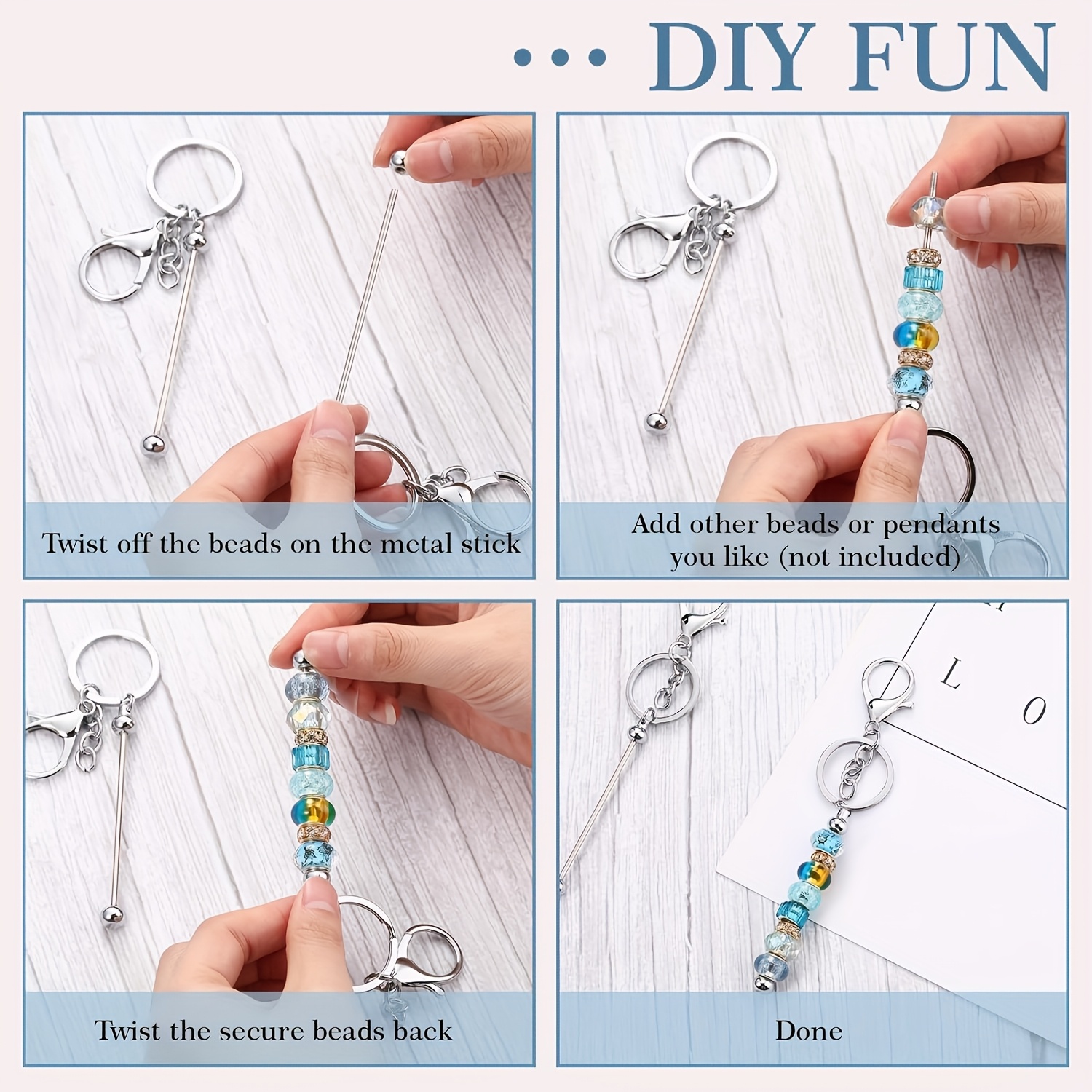 DIY Beaded Keychain Set Handma - đánh giá và giá Art Craft Gifts