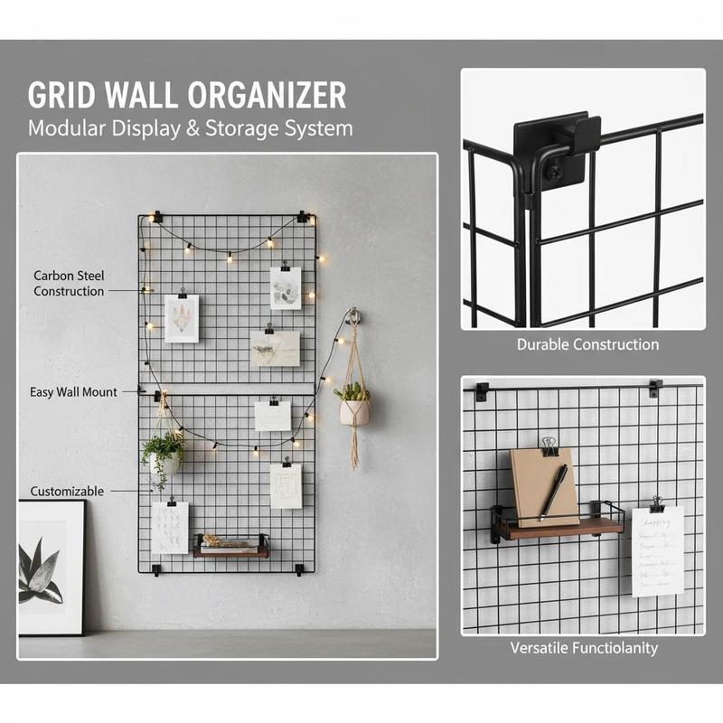 3 Packs Grid Wall Panels, 2 x  - đánh giá và giá Art Craft Board