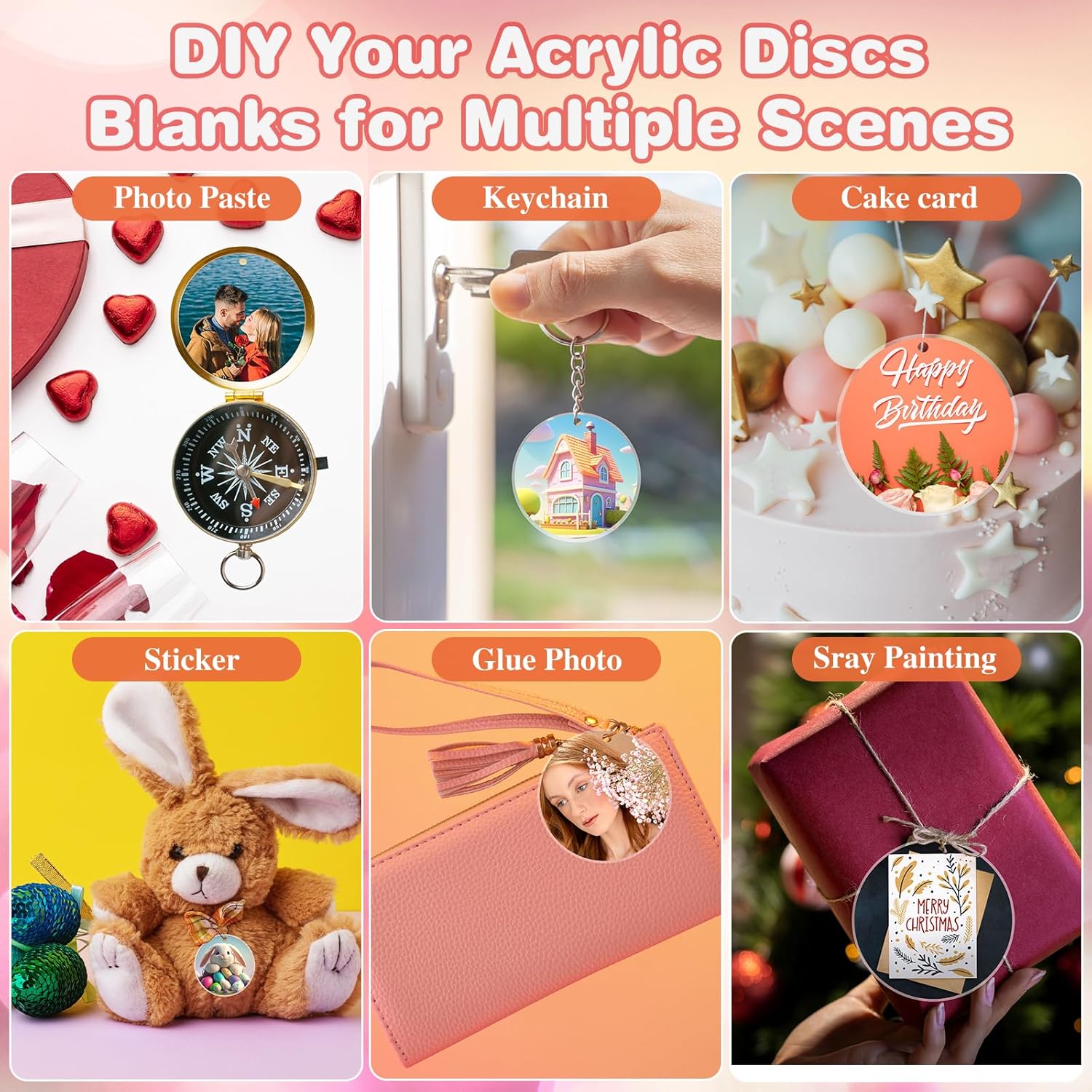 30 Pcs Clear Acrylic Circles 2 - đánh giá và giá Art Craft Gifts