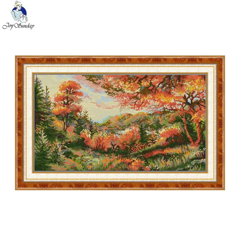 Autumn Scenery Pattern Cross S - đánh giá và giá Art And Craft Autumn