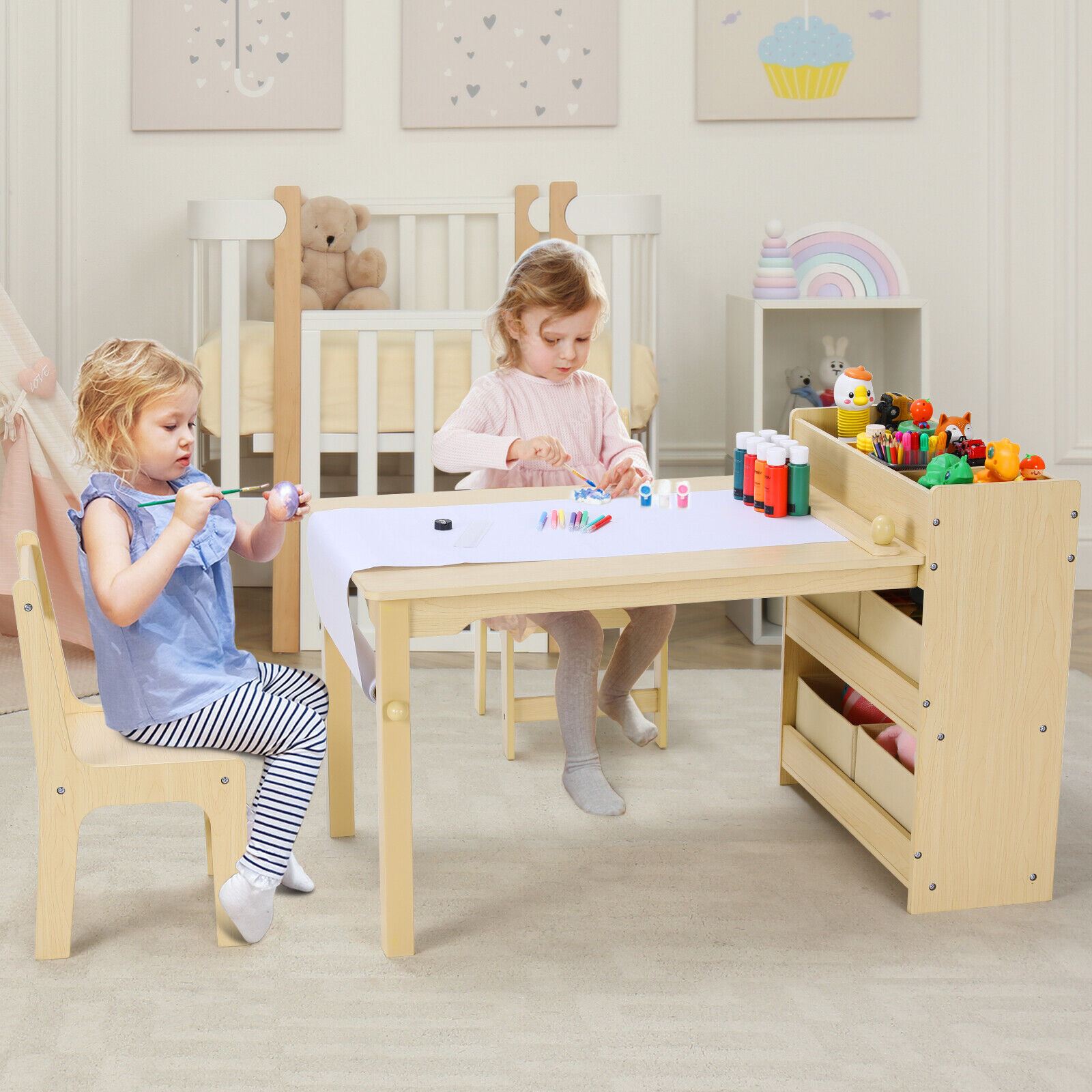 Kids Art Table and Chair Set w - đánh giá và giá Art X Craft