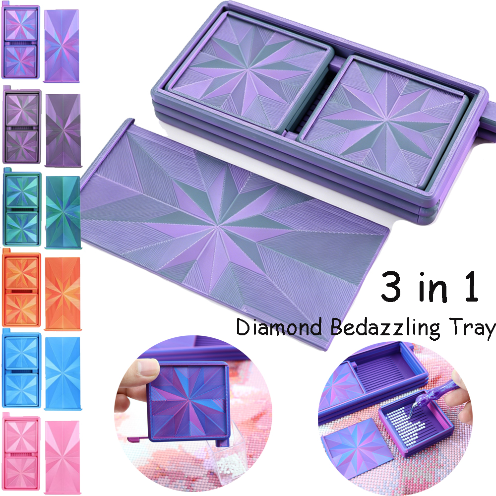 3 in 1 Diamond Art Trays With  - đánh giá và giá Art Craft Board