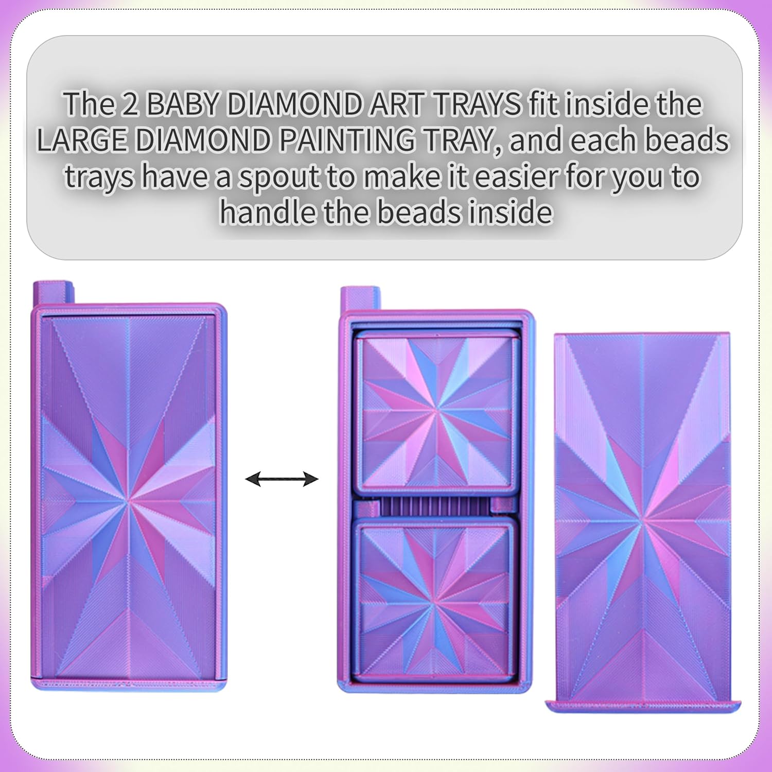 3 in 1 Diamond Art Trays With  - đánh giá và giá Art Craft Board